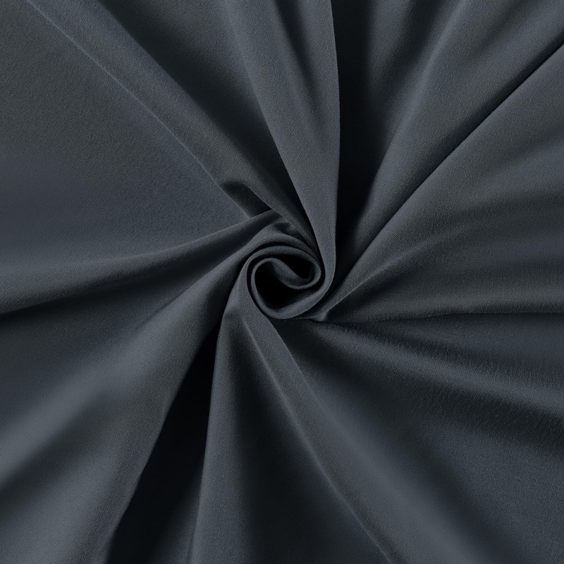 VACVELT Cot Fitted Sheet, 31 x 75 Inch Charcoal Black
