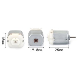 Ren He 5pcs F130 Motor Metal 6V 14500RPM High Speed Small DC Motor Magnet Micro Motor Gearbox Motor Mini Electric Motor DIY Toy Car Airplane Boat Model Craft Electronic Parts Accessories