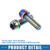 A ABSOPRO Bicycle Stem Screw, Fixed Screw, Handlebar, Stem Bolt,