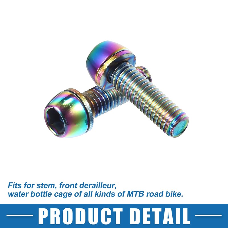 A ABSOPRO Bicycle Stem Screw, Fixed Screw, Handlebar, Stem Bolt,