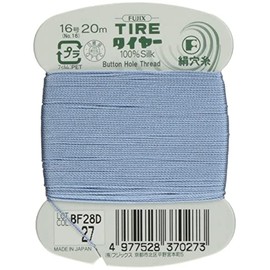 フジックス タイヤー 絹穴糸 16号 長さ20m col.27