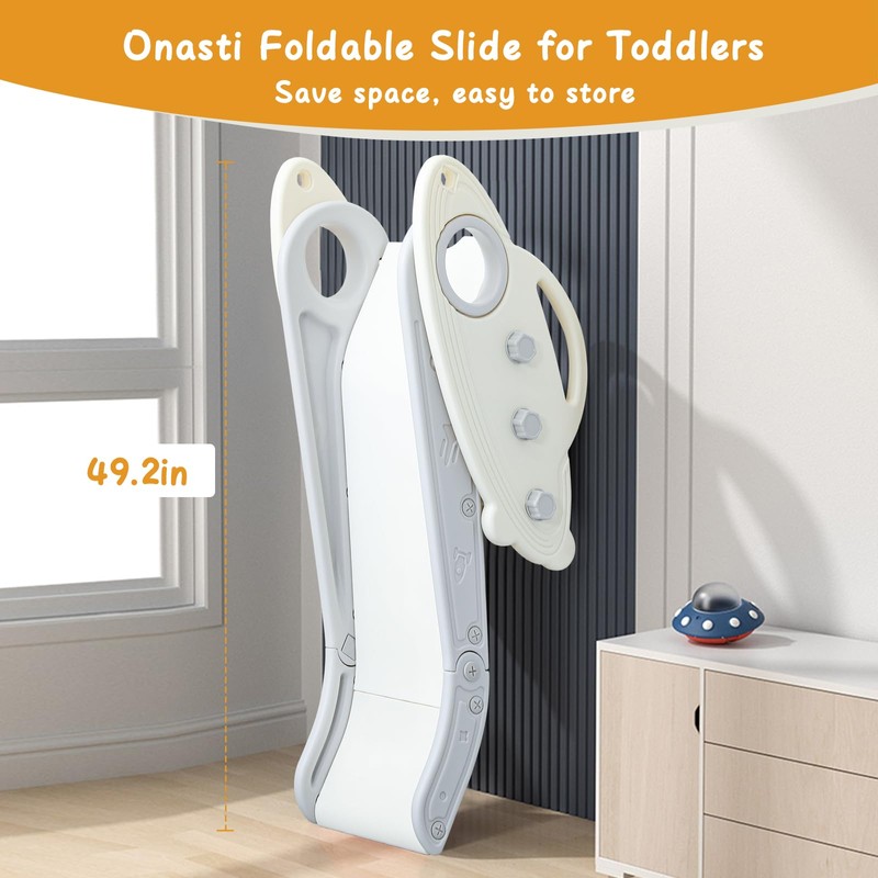 Onasti Kids Slide for Toddlers Age 1-3 Indoor Baby Plastic