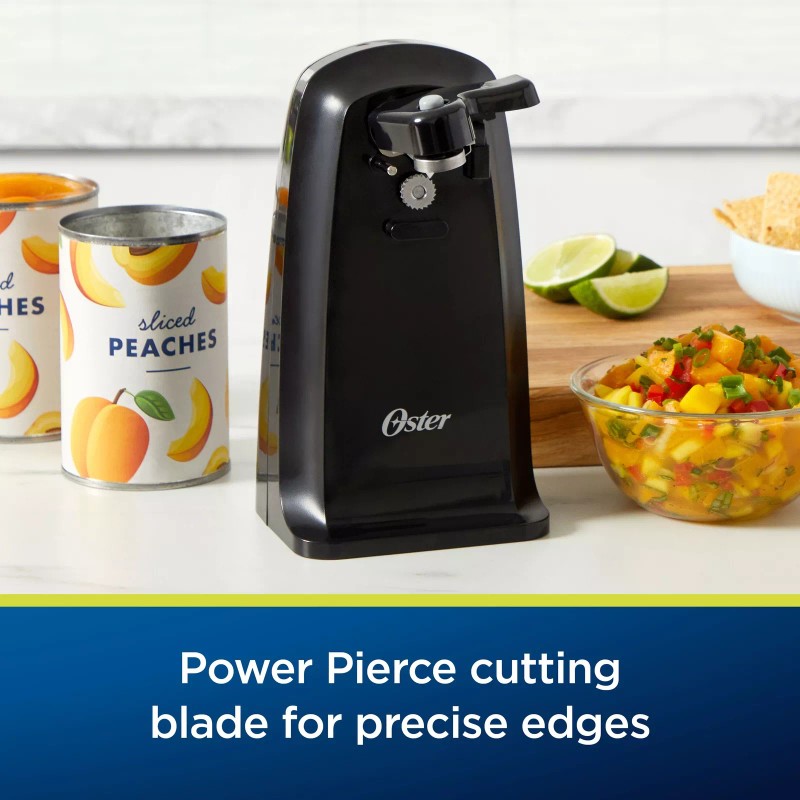 Oster Electric Can Opener with Power Pierce Cutting Blade for