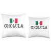 Cholula Mexico Mexican Adventure Travel Women Men City Throw Pillow