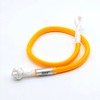 Mini Soft Shackle 6mm*15'' Pink、Blue、Orange with Nylon Sleeve Replace Metal