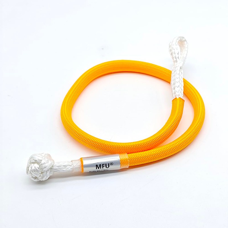 Mini Soft Shackle 6mm*15'' Pink、Blue、Orange with Nylon Sleeve Replace Metal