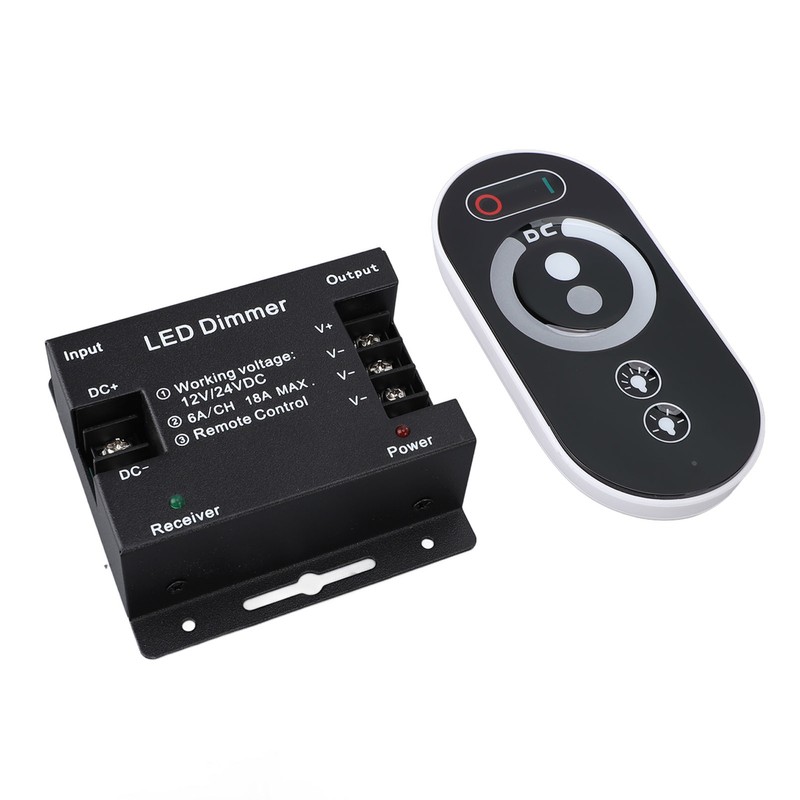 Dimmer Switch DC 12V‑24V 18A PWM LED Light Strip Dimmer