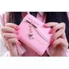 LUI SUI Women PU Leather Wallet Cute Cat Animal Card