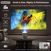 Mini Projector with Wifi and Bluetooth,Electric Focus 1080P 400ANSI Movie