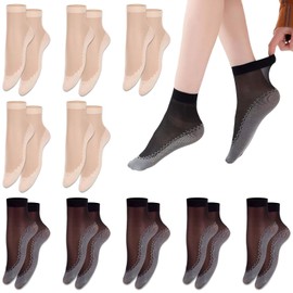 Pack of 20 Women's Nylon Stockings, Nylon Socks and Stockings - Reinforced Toe and Leg Supports - Ideal for Any Occasion