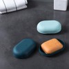 2-Pack Soap Dish Shower Soap Box Travel Soap Case with