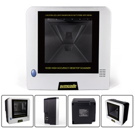 2D QR Barcode Scanner,Symcode Omnidirectional Hands-Free Automatic Barcode Reader Able to Read PDF417 on ID Card,Driver's License,Passport