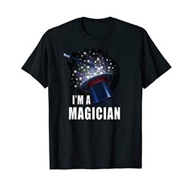 I'm a Magician - Magic Wand - Hat - Illustration Image T-Shirt