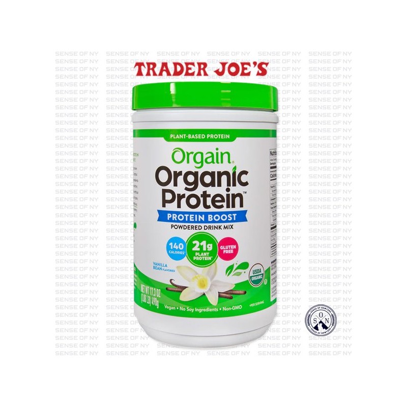 Trader Joe's [해외] 트레이더조 Orgain 바닐라빈 오가닉 단백질 부스트 파우더