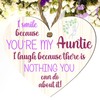 Auntie Funny Sign - Unique Gift For Aunt, Aunty Birthday