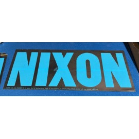 1960 Richard Nixon Campaign Bumper  Sticker Vintage Original BLUE 10”