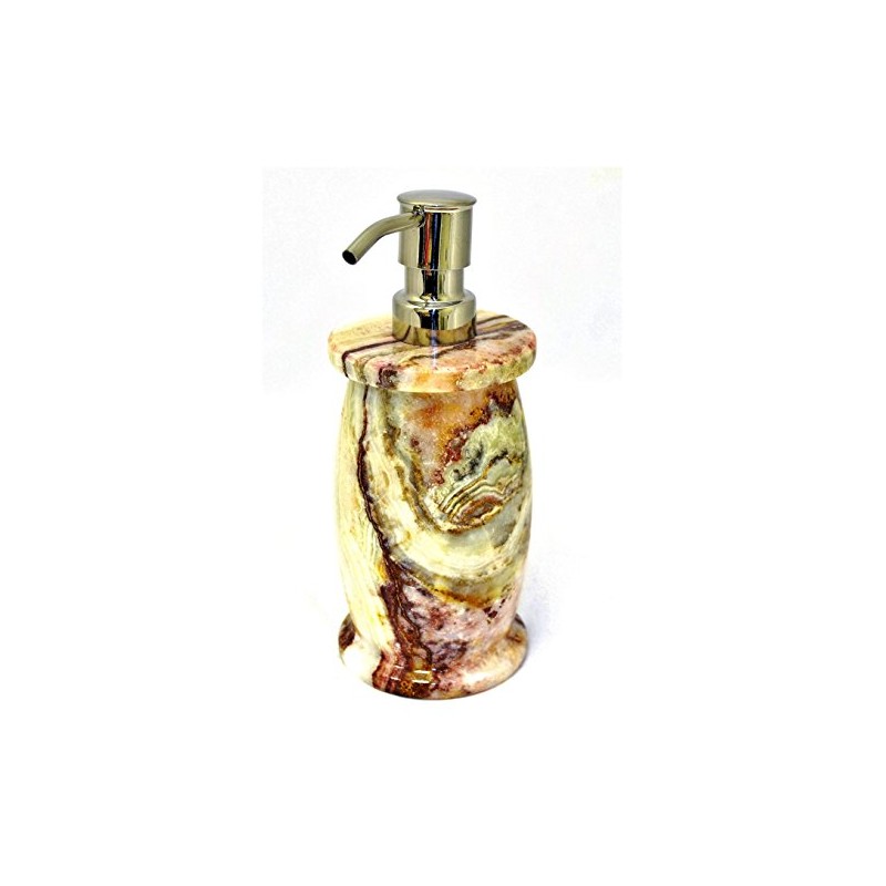 Nature Home Decor 704MG Multi Green Onyx Lotion Dispenser