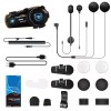 Fodsports FX8 Pro Motorcycle Helmet Intercom Bluetooth Headset 10 Riders