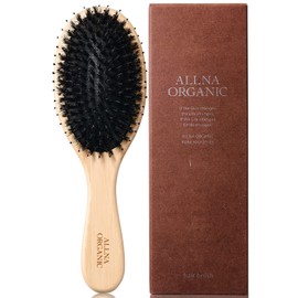 Orna Organic Hair Brush Pig Hair Women's Shiny Silk Hair Smooth