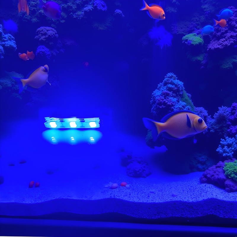 JIzian Small Aquarium Led Light, Multicolor Led Fish Tank for