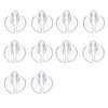 5 Pair Silicone Thong Sandal Toe Protectors, Clear Sandal Flip
