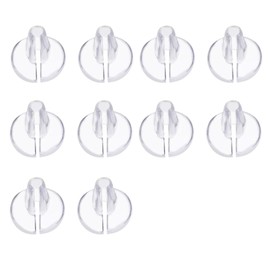 5 Pair Silicone Thong Sandal Toe Protectors, Clear Sandal Flip Flop Gel Toe Guards Cushions for Men and Women （Smooth）
