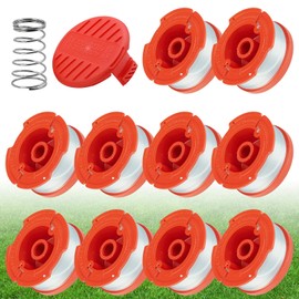 Kudoosen CMZST065/CMZST0653 Trimmer Replacement Line Compatible with Craftsman Models: CMCST900, CMESTA900,CMESTE920,CMCST98020,30ft 0.065-inch,10-Line Spool + 1 Cap+1 Spring