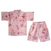 Cotton Town (Watanosat) Size 110/Pink Girls Ripple Jinbei