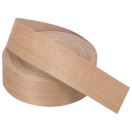 PATIKIL Cherry Edge Banding, 1-1/2 Inch x 50 ft Wood Veneer Tape Pre-glued Flexible Plywood Edge Banding with Hot Melt Adhesive for Furniture Restoration