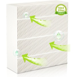 EVERSHOW 1043 Super Wick Humidifier Filter Replacement for Essick Air AirCare Bemis Essick Compatible with EP9500 EP9700 EP9800 EP9R500 821000 826000 826600 826800 826900 831000 EP9R Humidifiers