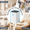 Dehumidifier,TABYIK 38OZ,Small,Quiet, Energy-Saving Dehumidifier with Auto Shut Off, for Bathrooms,