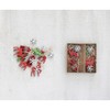 Laser Cut Snowflake, Tree, House & Deer, Multicoloured, Pack of