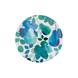 Maxwell & Williams DU0433 Ceramic Coasters Set of 4 10.5 cm Colourful Giverny Flower Watercolour Effect Cork Gift Box