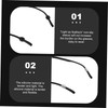 LALAFINA 40 Pcs Non Slip Oval Eyeglass Retainers Comfortable Ear