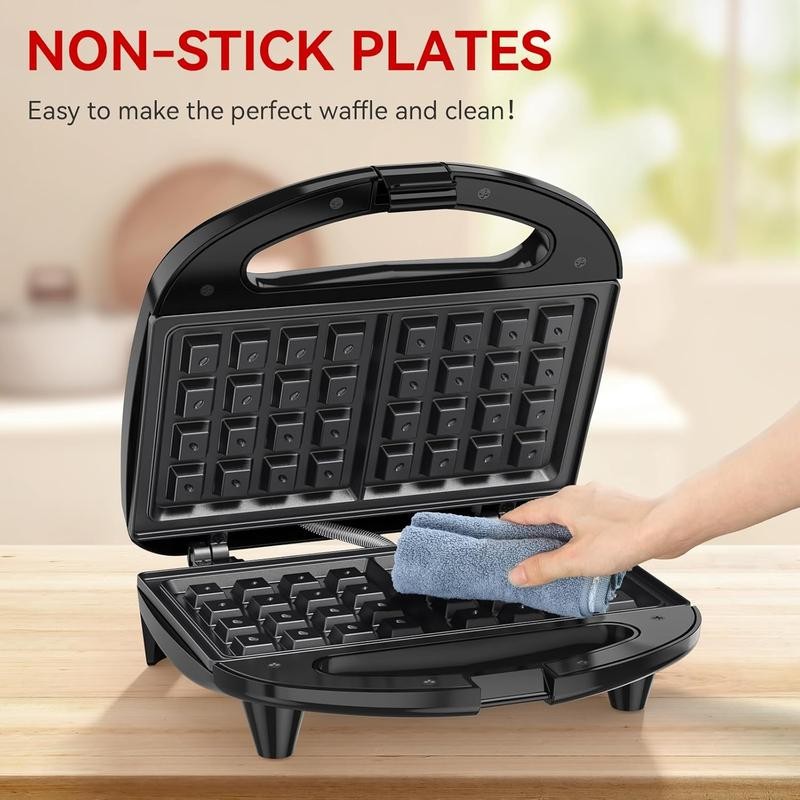 ABS07 Sandwich Maker, 2 Slice Grilled Cheese Maker with Non-stick
