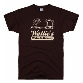 DIRTYRAGZ Men's Wake and Bake Weed Pot Brownies T Shirt L Brown