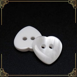 Vingol 50 Botones de Resina Corazón Multicolor, 11,5 mm, 2 Agujeros