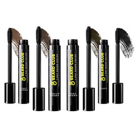 Beard Club One-Day Beard & Eyebrow Color - Available in Four Colors and Four Sizes - Temporary Color for Beard and Eyebrows, Covers Greys, Fills in Patches, and Enhances Volume - 30 Applications Per Tube:_4-Pack: Browns + Black