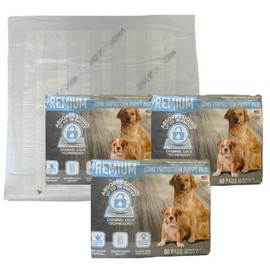 Mobilevee Premium Puppy Pads - 240 Count Bulk Dog Pee Pads for Puppies, Super Absorbent Potty Training Pads, Ideal for Small to Medium Sized Dogs, Clean House with Our Dog Pads, Eco-Friendly, White