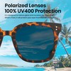 Cyxus P1577 Folding Sunglasses, Polarized Lenses, UV Protection, Small Face