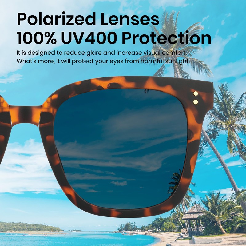 Cyxus P1577 Folding Sunglasses, Polarized Lenses, UV Protection, Small Face