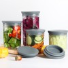 Silicone Fermenting Lids for Wide Mouth Mason Jars Airlock Fermentation