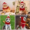 Christmas Pet Hat - Red Knitted Cat Santa Dog Hat,