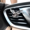ORIESSE Vintage Eagle Car Air Freshener Vent Clips,2pcs Alloy Silver