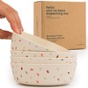Nook Theory 4 Pack Bamboo Bowls - Alternative to Plastic