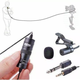 BOYA BY-M1 Lavalier Microphone for Smart Phones, DSLR, PC from USA  (19 foot)