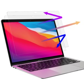 2 Pack Anti Blue Light Screen Protector Compatible with MacBook Air 13 / MacBook pro 13 Inch, Eye Protection Blue Light Blocking, Anti Glare Anti Scratch & Anti Fingerprints Screen Protector for Mac 13