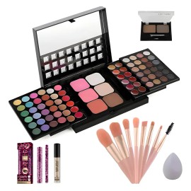 Kit De Maquillaje Sombras Para Femenino Integrado 78 Colores