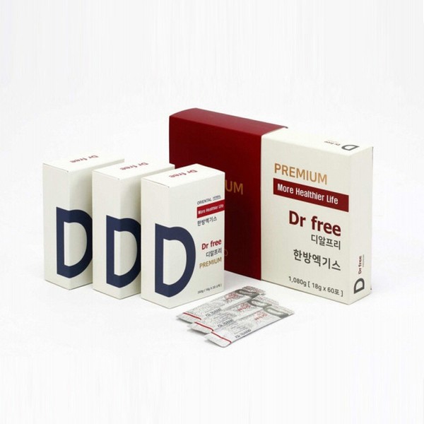 [Limid] DR-Free Premium Blood Sugar Improvement Chronic Fatigue Red Ginseng Herbal Extract 60 packets / [리미드] 디알프리 프리미엄 혈당개선 만성피로 홍삼 한방 엑기스 60포