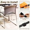 PATIKIL 12Pcs Wrap-Around Felt Furniture Pads, 5.7 x 1.2" Chair